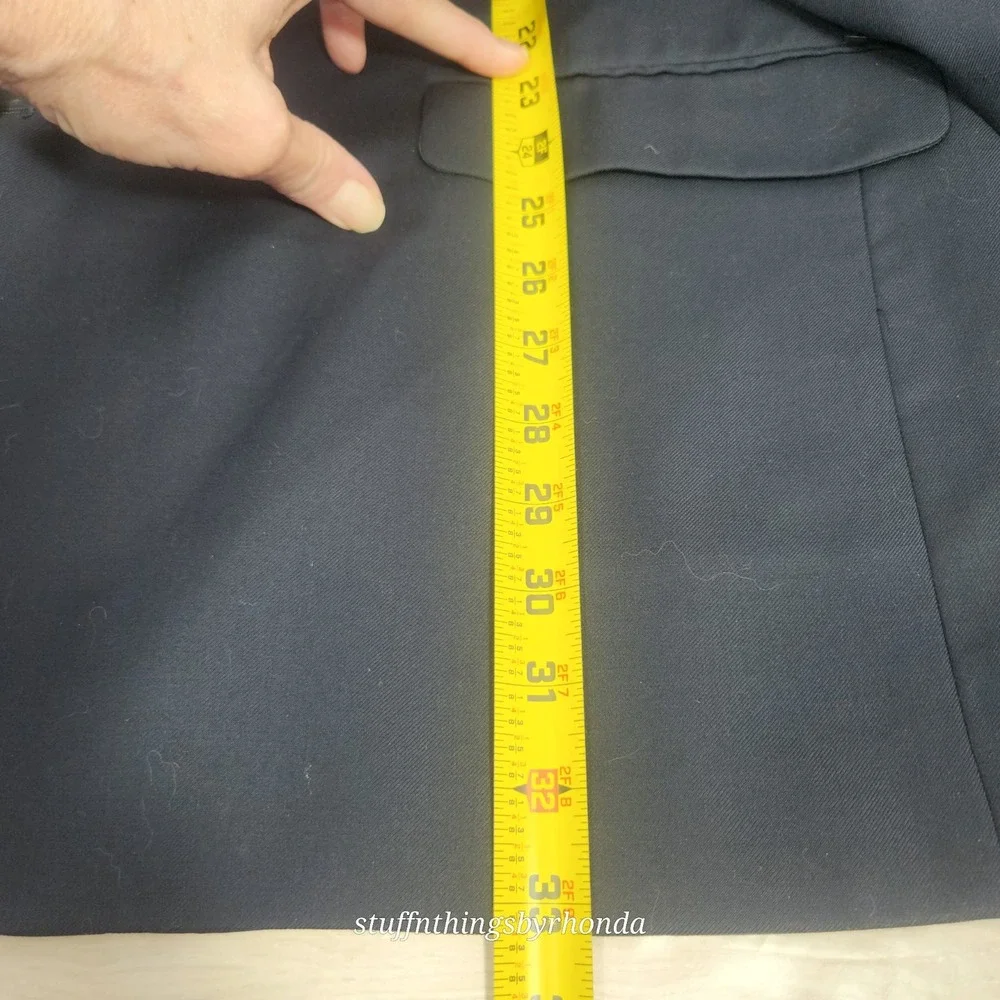 Lauren Ralph Lauren Men's Classic Navy With Gold‎ Buttons 100% Wool Blazer 50R